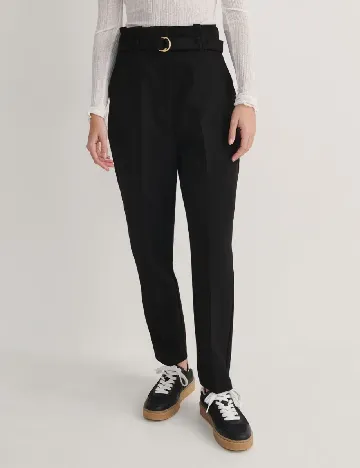 Pantaloni Reserved, negru Negru