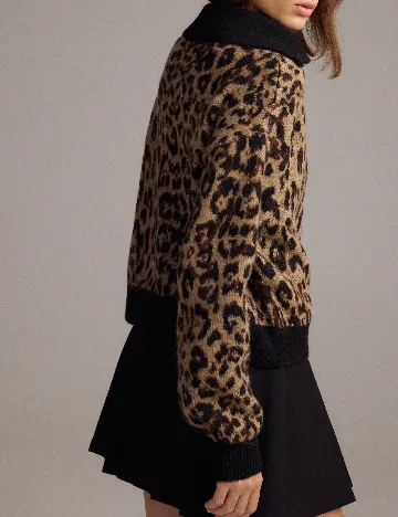 Pulover Reserved, animal print Animal print