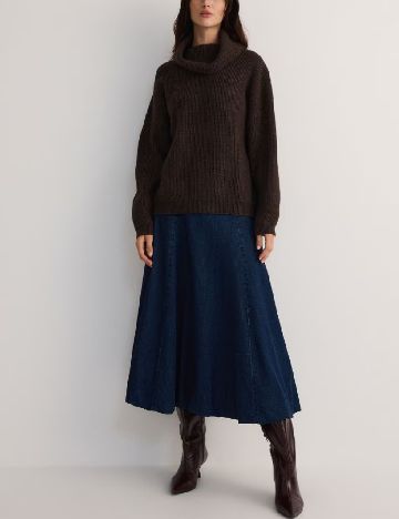 Pulover Oversize Reserved, maro