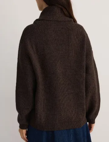 Pulover Oversize Reserved, maro Maro