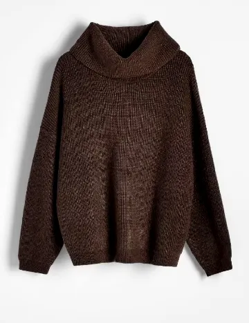 Pulover Oversize Reserved, maro Maro