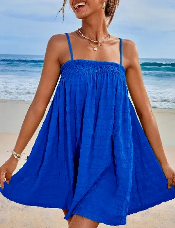 Rochie scurta SHEIN, albastru Albastru