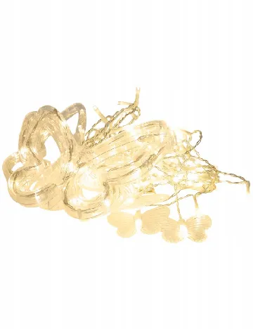 Ghirlandă luminoasă 130 LED 2 x 0.7 m Kema Keur, alb Alb