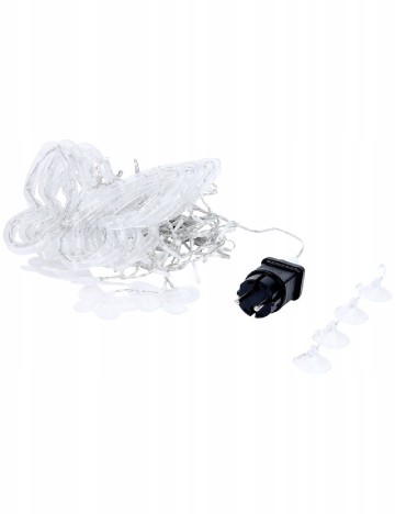 Ghirlandă luminoasă 130 LED 2 x 0.7 m Kema Keur, alb