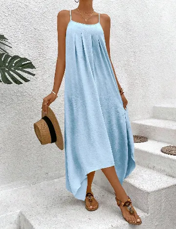 Rochie lunga SHEIN, albastru Albastru
