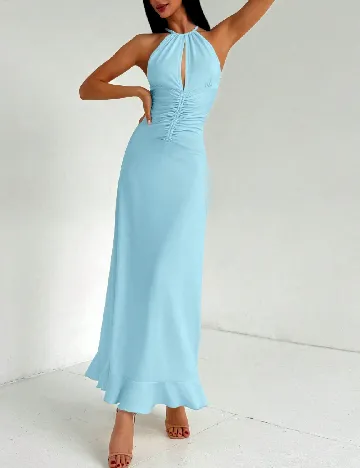 Rochie lunga SHEIN, albastru Albastru