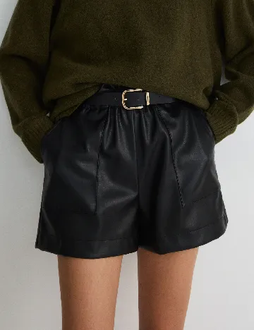 Pantaloni scurti Reserved, negru Negru
