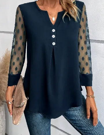 Bluza SHEIN, bleumarin Albastru
