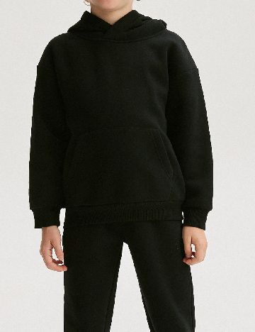 Hanorac Reserved, negru