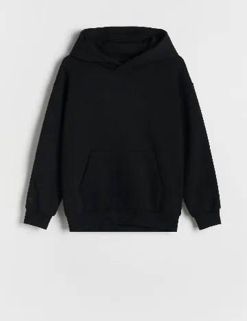 Hanorac Reserved, negru Negru