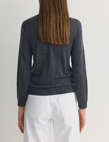 Bluza Reserved, gri inchis
