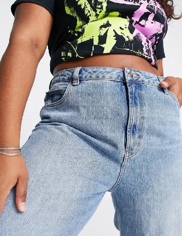 Blugi ASOS Curve, albastru Albastru
