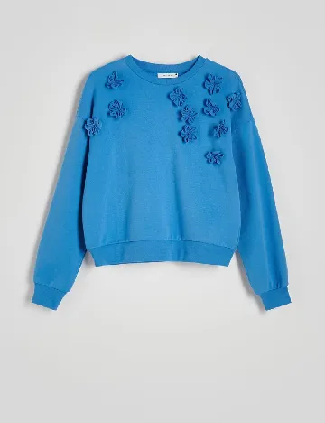 Bluza Reserved, albastru Albastru