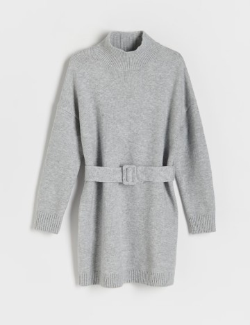 Rochie scurta Reserved, gri