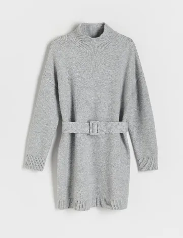 Rochie scurta Reserved, gri Gri
