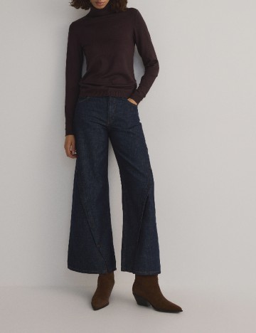 Bluza Reserved, maro inchis