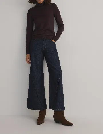 Bluza Reserved, maro inchis Maro