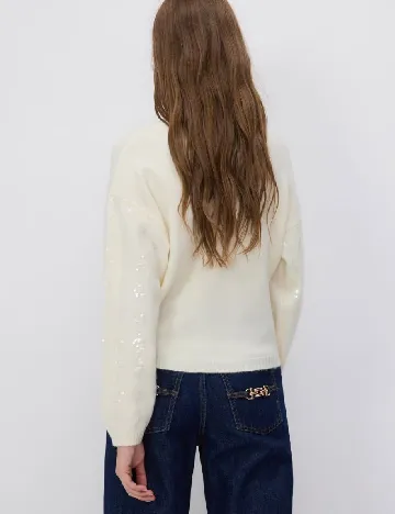 Bluza Reserved, ecru Alb