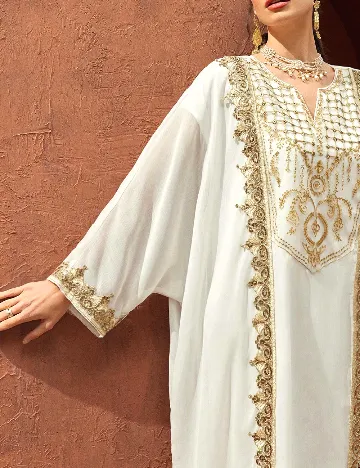 Rochie lunga SHEIN, alb Alb