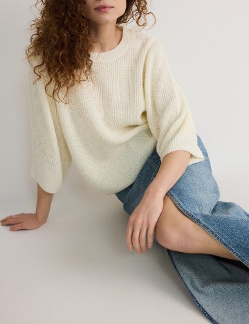 Bluza Reserved, ecru