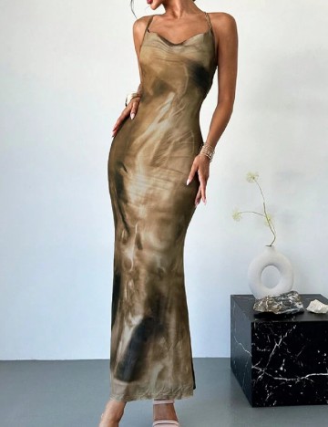 Rochie lunga SHEIN, maro
