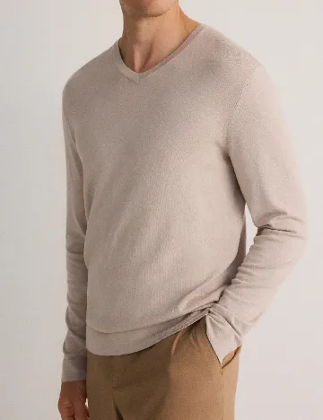 Bluza Reserved, crem Crem