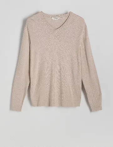 Bluza Reserved, crem Crem