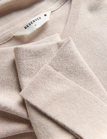 Bluza Reserved, crem Crem