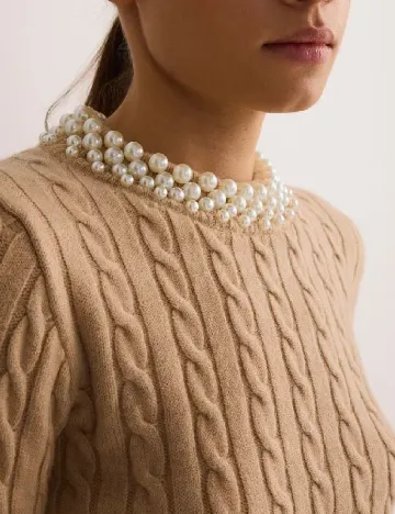 Bluza Reserved, crem Crem