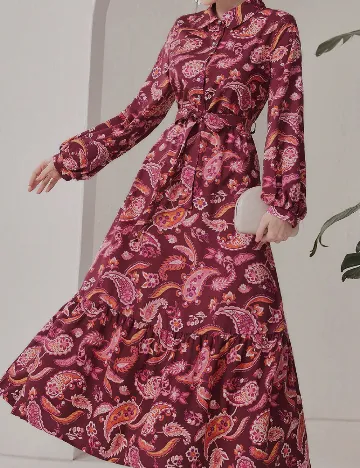 Rochie lunga SHEIN, pruna Mov