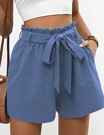 Pantaloni scurti SHEIN, albastru Albastru
