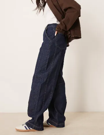 Blugi ASOS, bleumarin Albastru