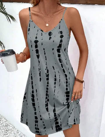 Rochie scurta SHEIN, gri Gri