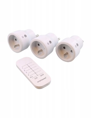 Set prize wireless 3 bucati Smartwares, alb