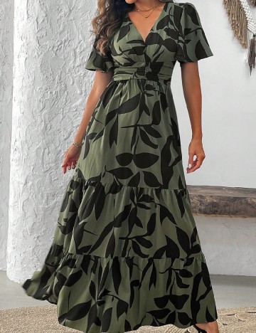 Rochie lunga SHEIN, verde