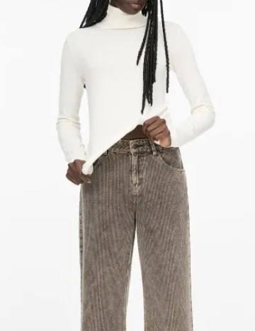 Bluza Pull&Bear, ecru