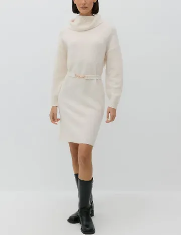 Rochie scurta Reserved, ecru Alb