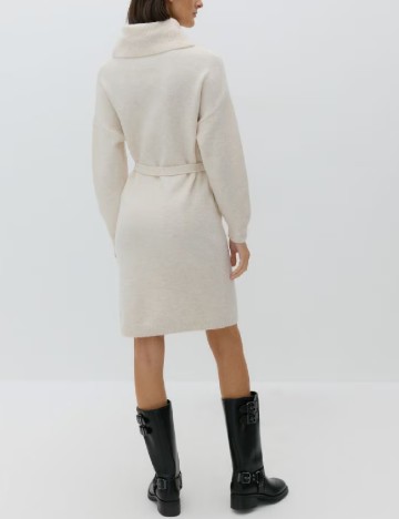Rochie scurta Reserved, ecru