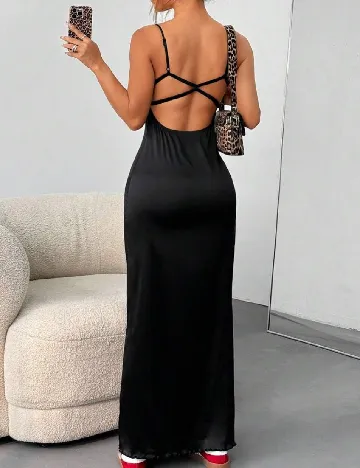 Rochie lunga SHEIN, negru Negru