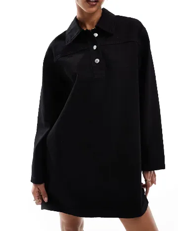 Rochie scurta ASOS, negru Negru