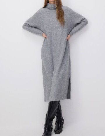 Rochie medie Reserved, gri