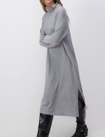 Rochie medie Reserved, gri