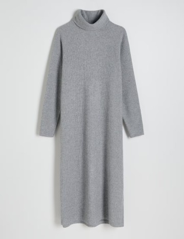 Rochie medie Reserved, gri