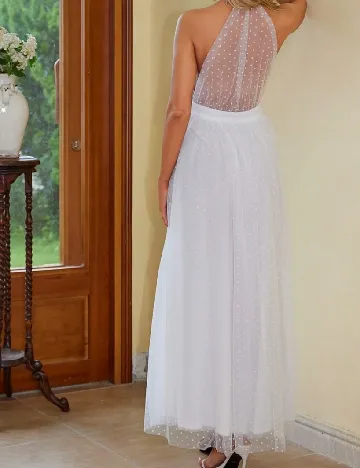 Rochie lunga SHEIN, alb Alb