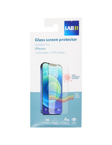 Folie sticla iPhone 12 Pro Max/13 Pro Max LAB 31, transparent