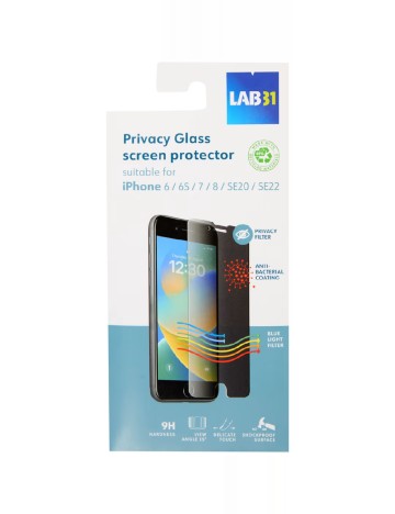 Folie sticla iPhone 6/6S/7/8/SE20/SE22 LAB 31, transparent