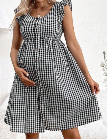Rochie scurta SHEIN Maternity, negru