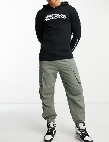 Hanorac Hollister, negru