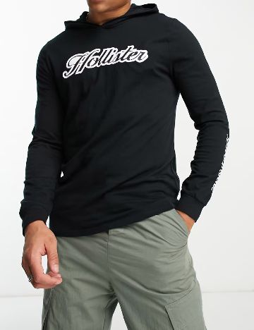 Hanorac Hollister, negru