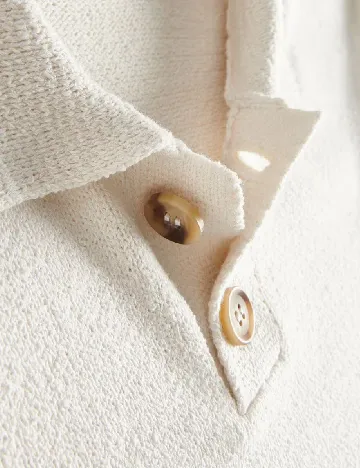 Bluza Reserved, ecru Alb